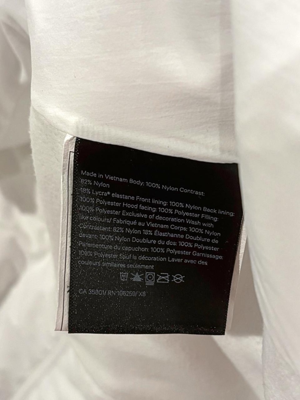 Lululemon White “Another Mile” Puffer Vest (Women’s 8) - Picture 7 of 8